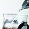 Pouring water in to the aerolatte french press