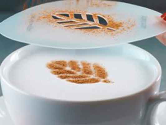 Aerolatte Cappuccino Art Coffee Stencils Set