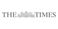 The Times logo in grey