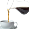 pouring coffee from the aerolatte Drip Coffee Brewer