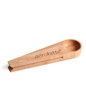 aerolatte-Beechwood Coffee Scoop and Bag Clip from aerolatte®-CC-1-WD