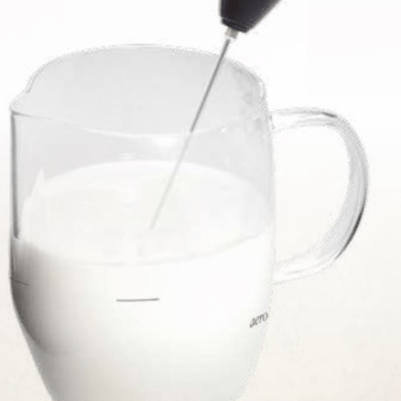 aerolatte Original Steam Free Milk Frother, White with stand